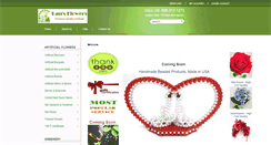 Desktop Screenshot of lausflowers.com